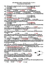 Đề thi khảo sát chất lượng Vật lí lớp 11 (Có đáp án)